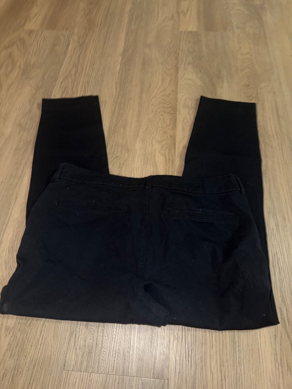 Old Navy Pixie Pants Bundle Black Red Slim Leg Cropped Office Workwear - Picture 2 of 9